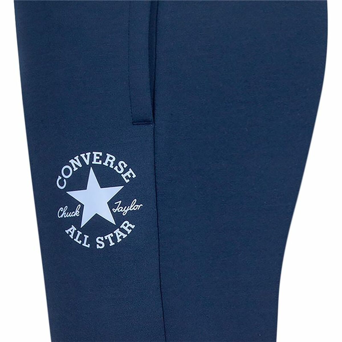 Children's Tracksuit Bottoms Converse Sustainable Core Jogger Blue-4
