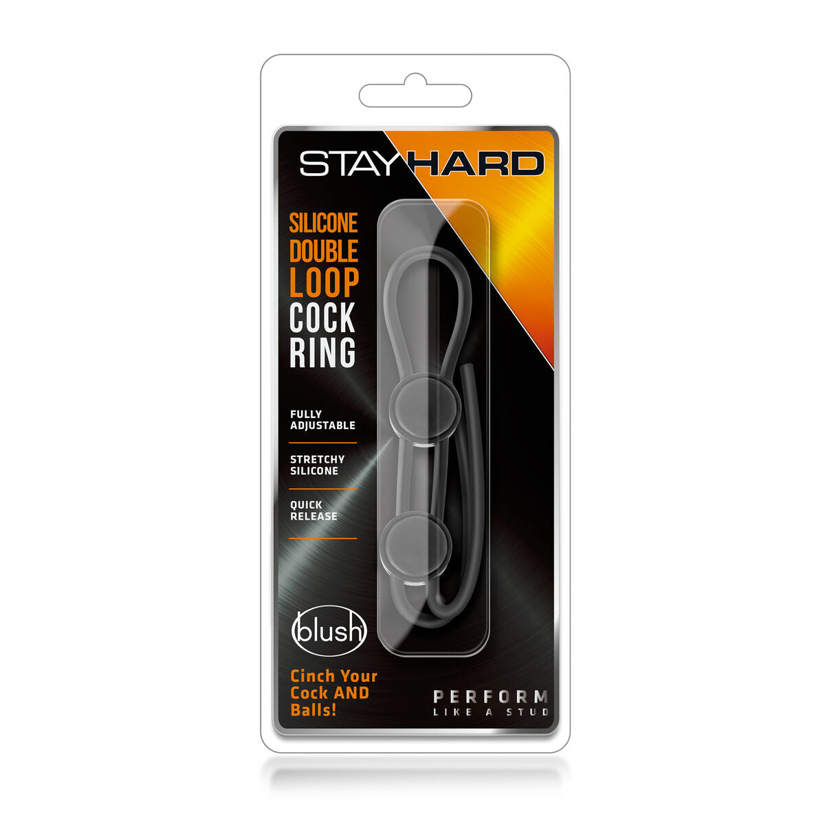 Cock Ring Blush Stay Hard Black-1