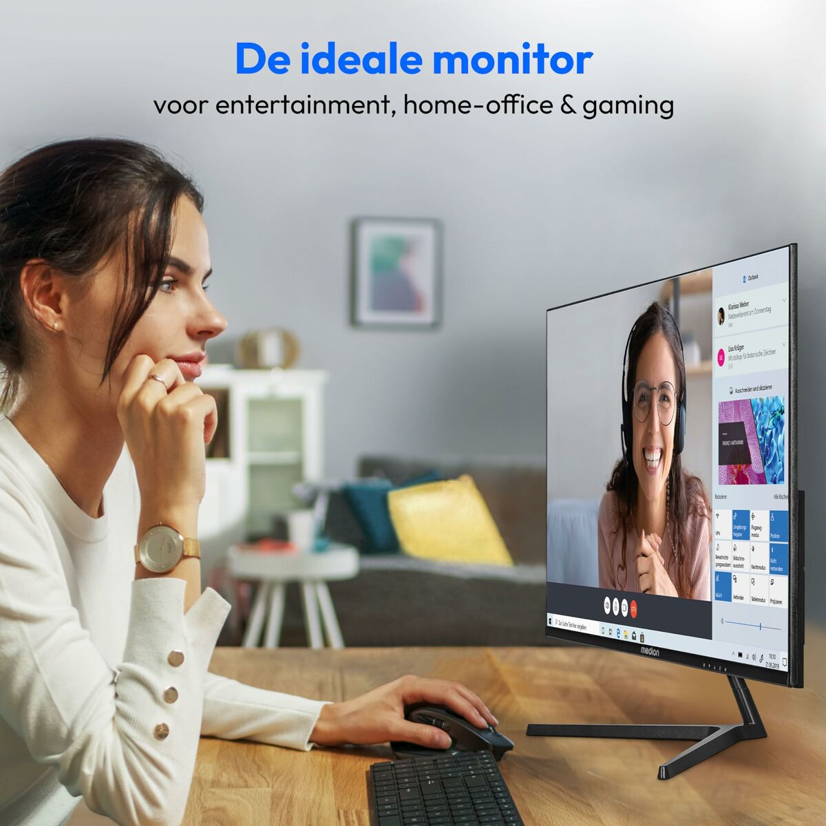 Monitor Medion 30036272 Full HD LCD 22"-8