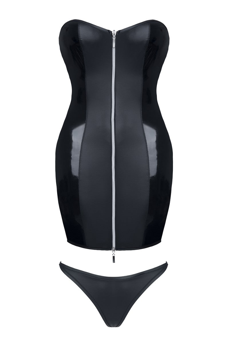 schwarzes Minikleid Greta - XL-0