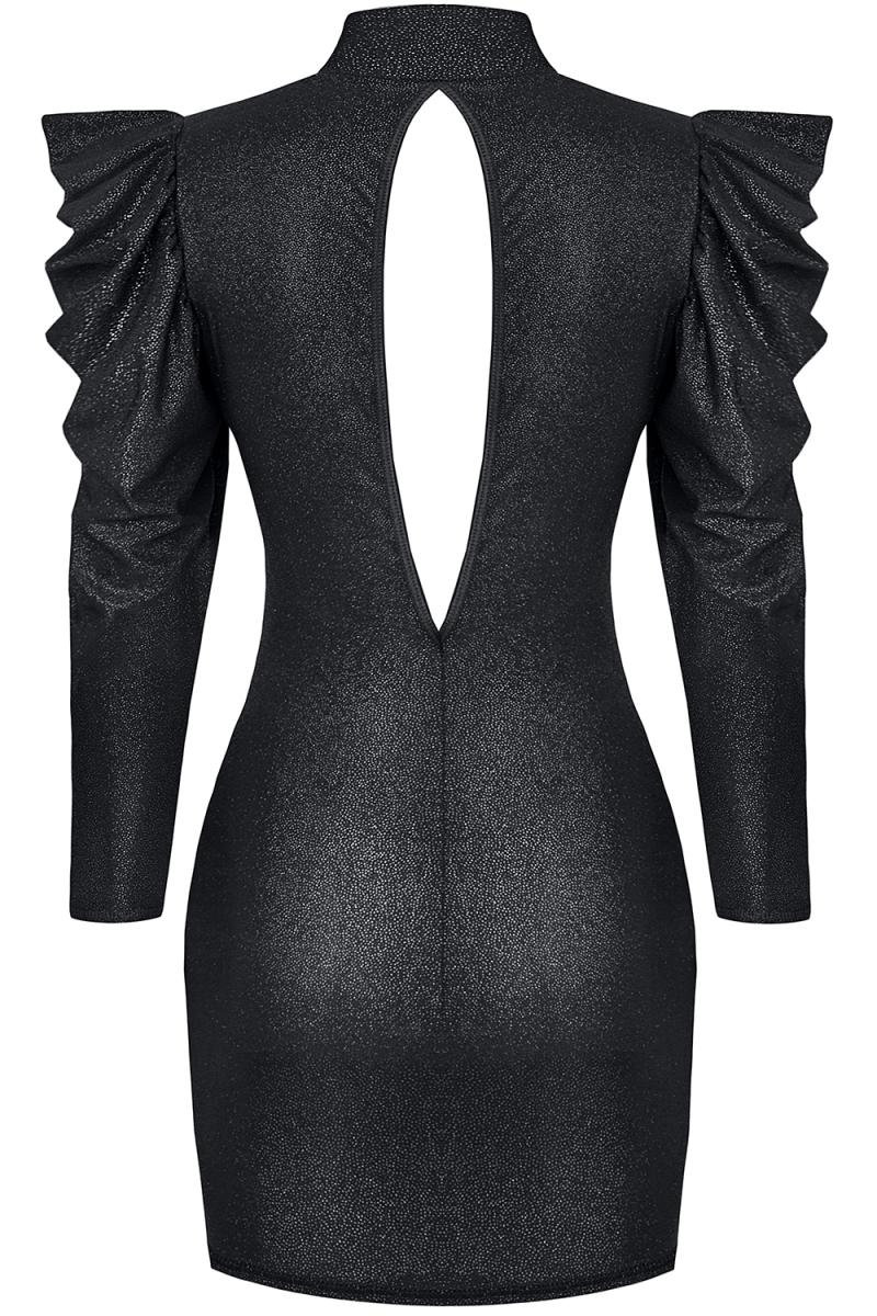 schwarzes Minikleid CADR005 - M-1