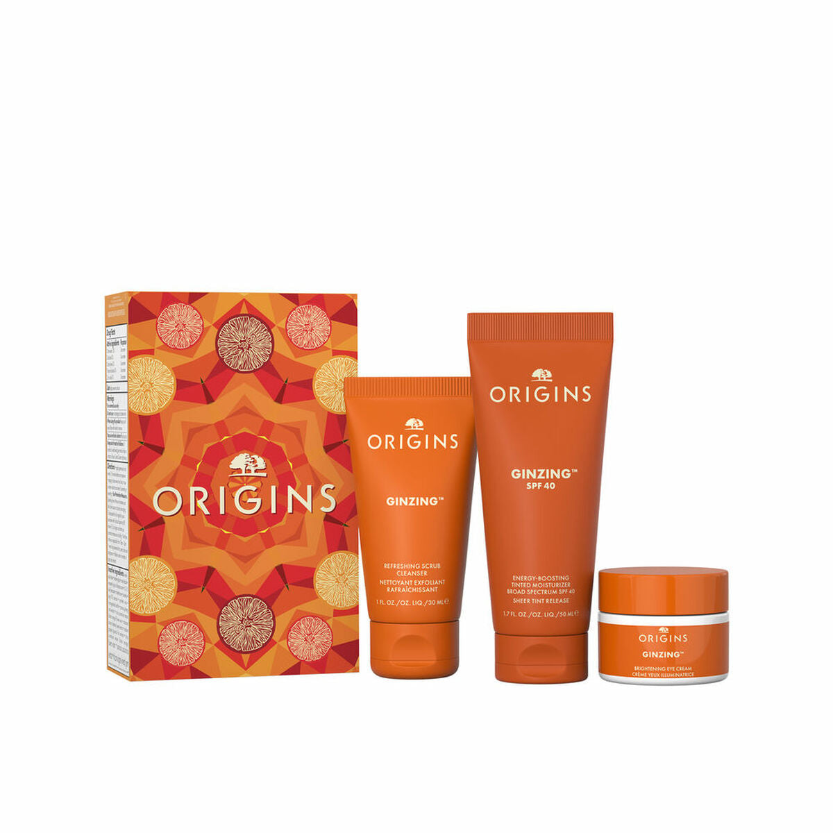 Unisex Cosmetic Set Origins GINZING 3 Pieces-0