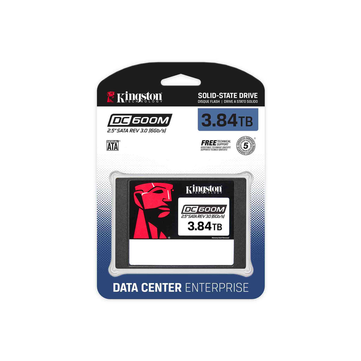 Hard Drive Kingston SEDC600M/3840G TLC 3D NAND 3,84 TB SSD-1