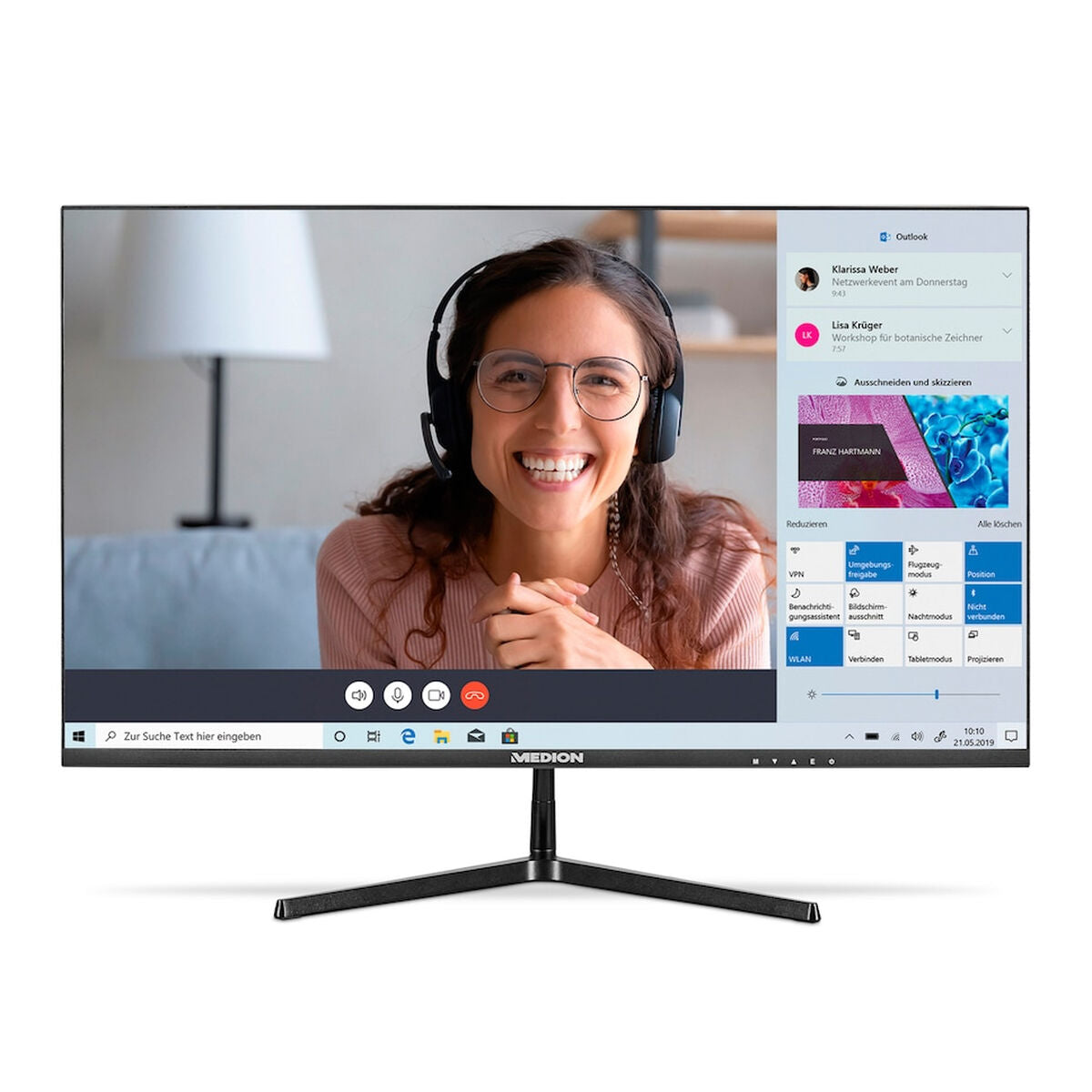 Monitor Medion 30036272 Full HD LCD 22"-10