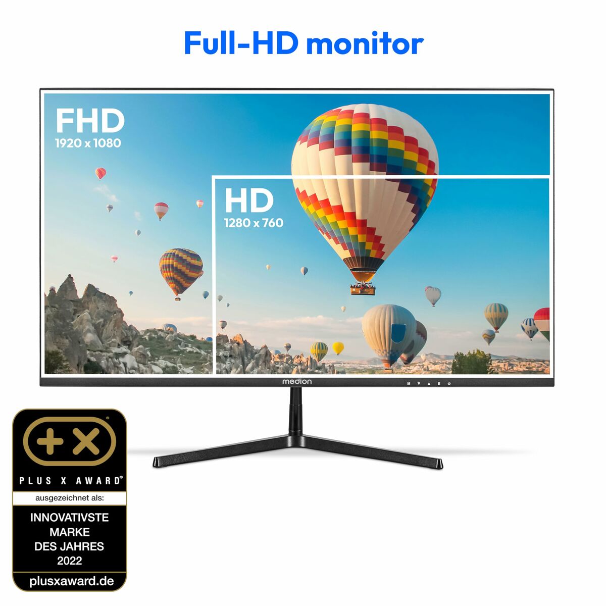Monitor Medion 30036272 Full HD LCD 22"-9
