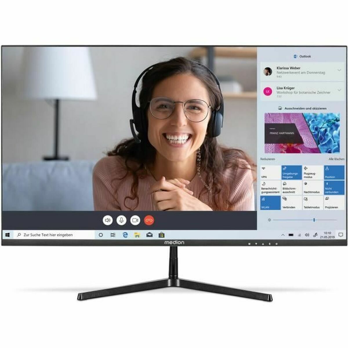 Monitor Medion 30036272 Full HD LCD 22"-0
