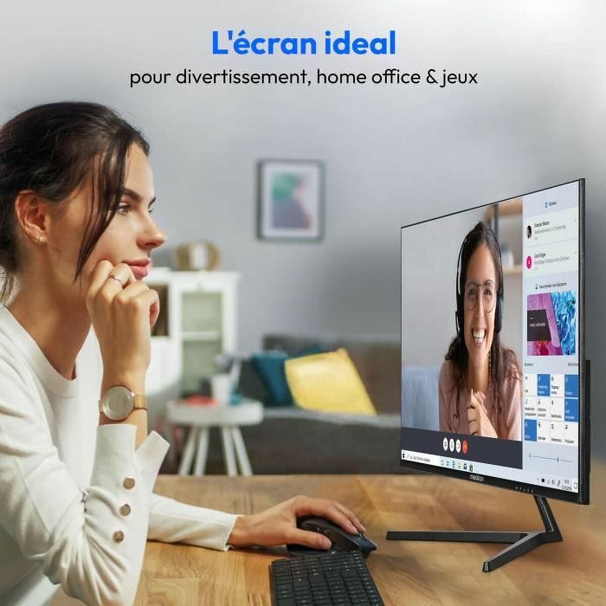 Monitor Medion 30036272 Full HD LCD 22"-1