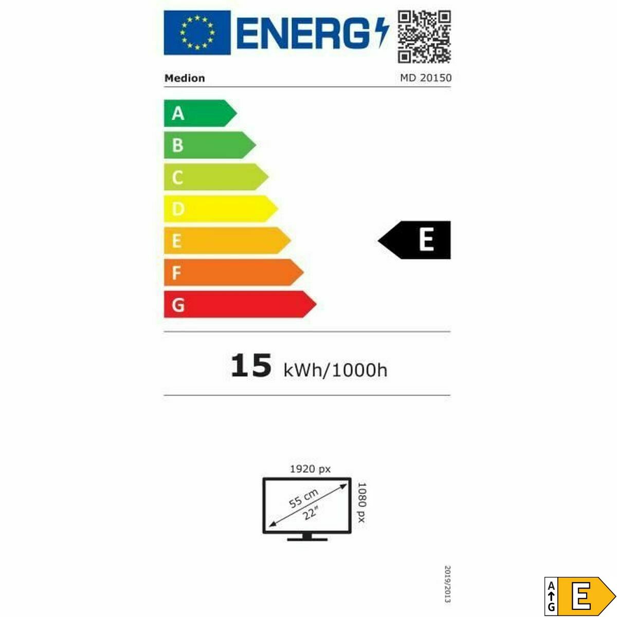 Monitor Medion 30036272 Full HD LCD 22"-18