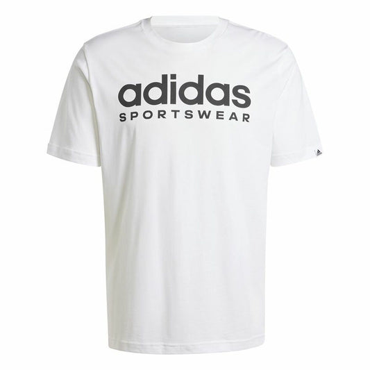 Men’s Short Sleeve T-Shirt Adidas Spw White-0