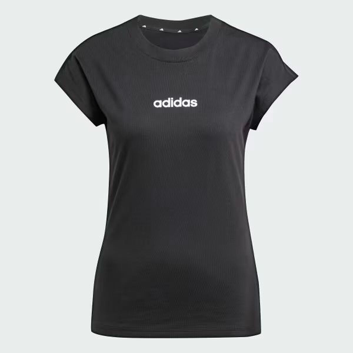 Women’s Short Sleeve T-Shirt Adidas W LIN SJ T JC8238 Black-2