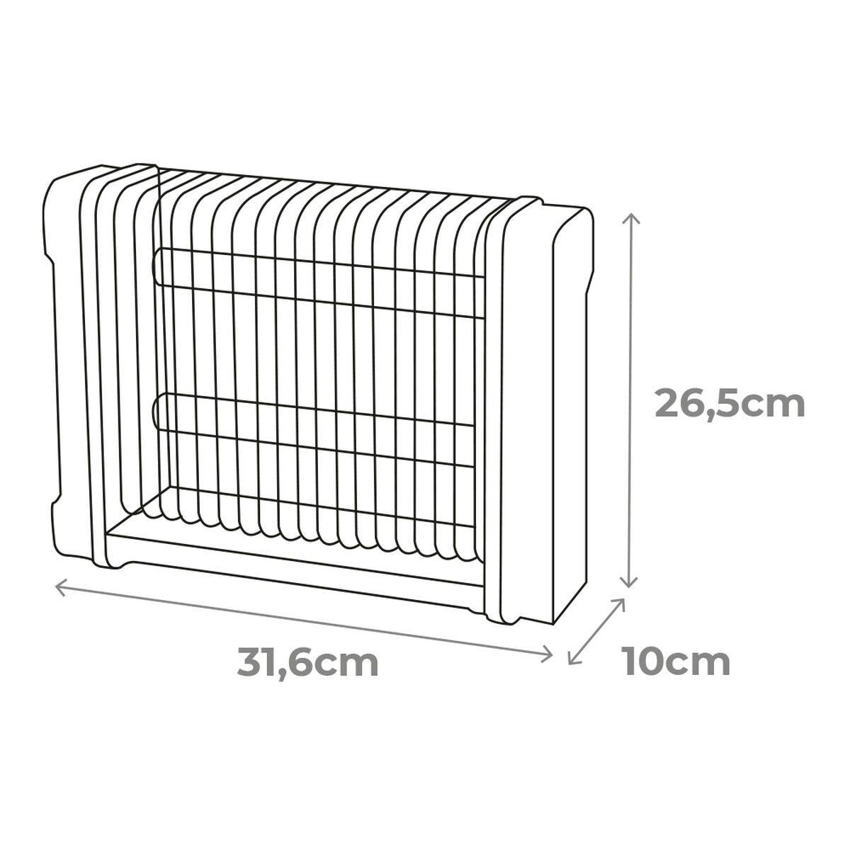 Electric Mosquito Repellent EDM 06520 Black 6 W RMS x 2 12 W 31,6 x 10 x 26,3 cm-1