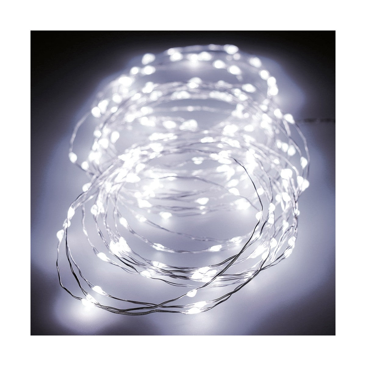 Wreath of LED Lights Lumineo Silver 5 m 12 m 14 m (Cool White)-1