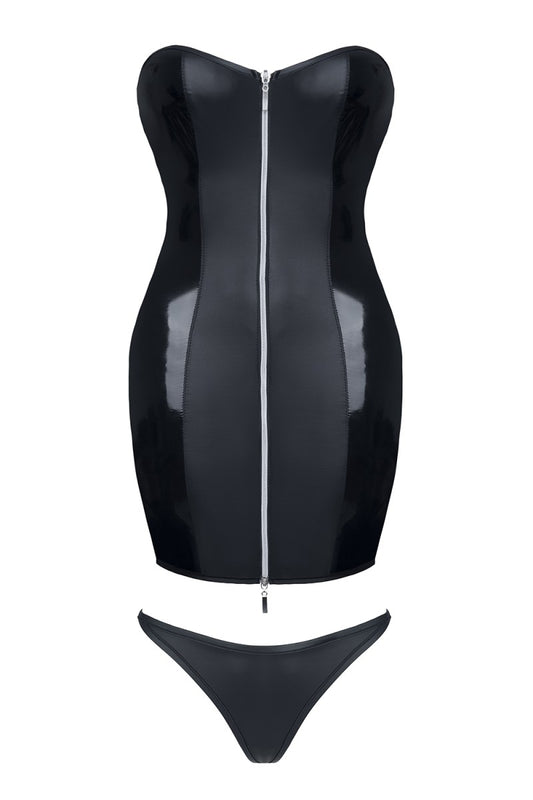 schwarzes Minikleid Greta - XL-0