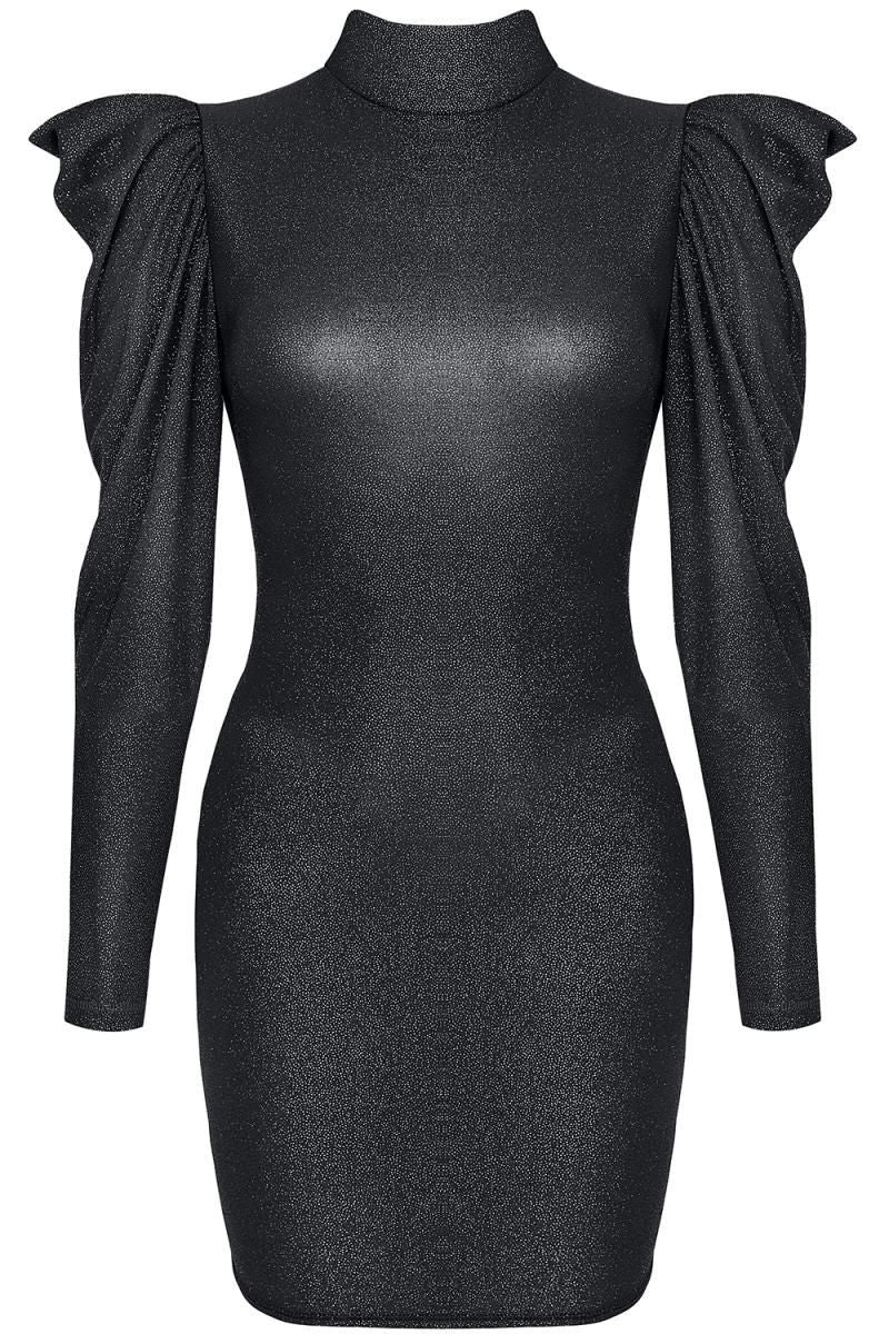 schwarzes Minikleid CADR005 - M-0