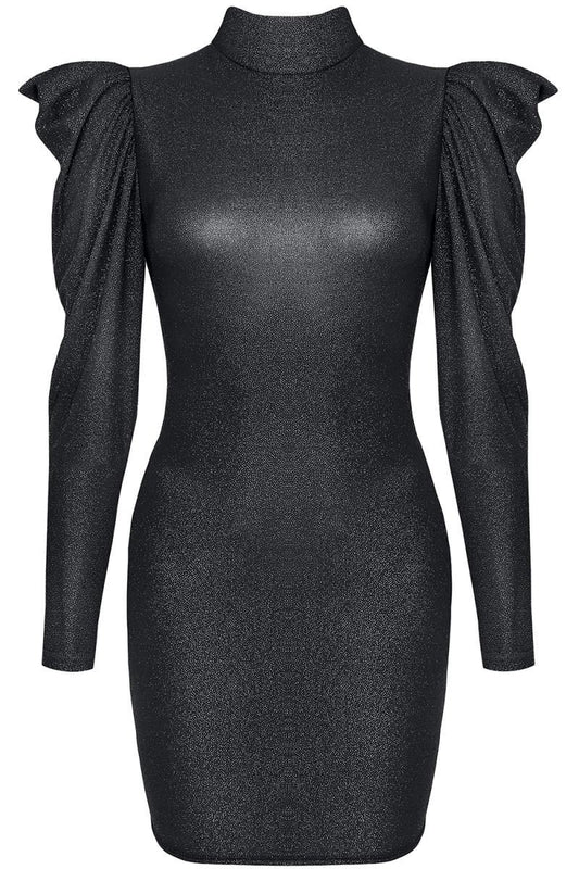 schwarzes Minikleid CADR005 - M-0