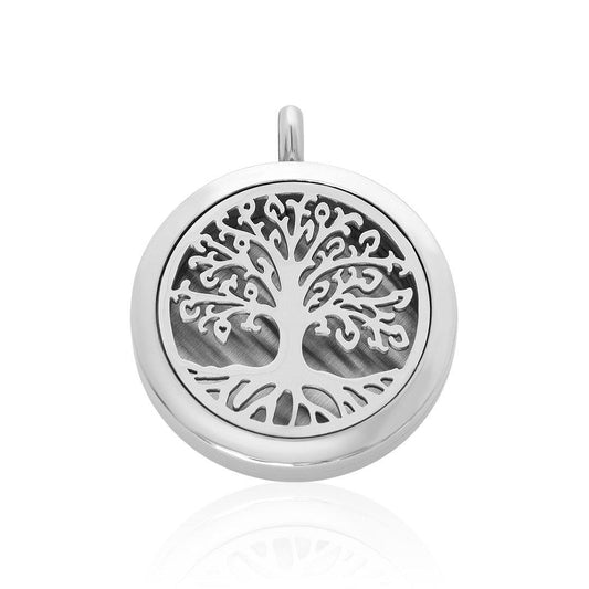 Tree of Life Diffuser Locket Pendant FEP010SR-0