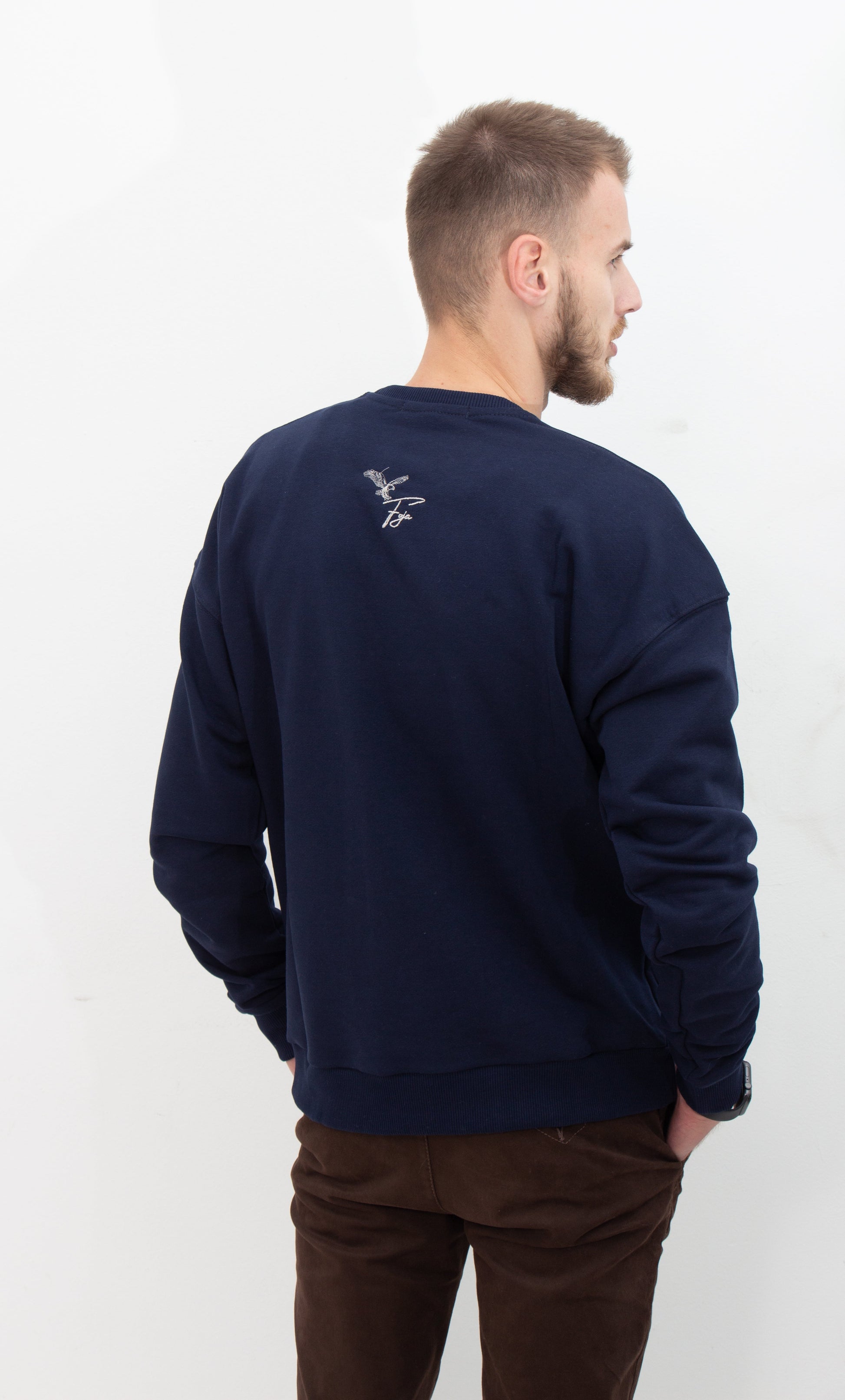 SHARK SWEATER -NAVY BLUE--1