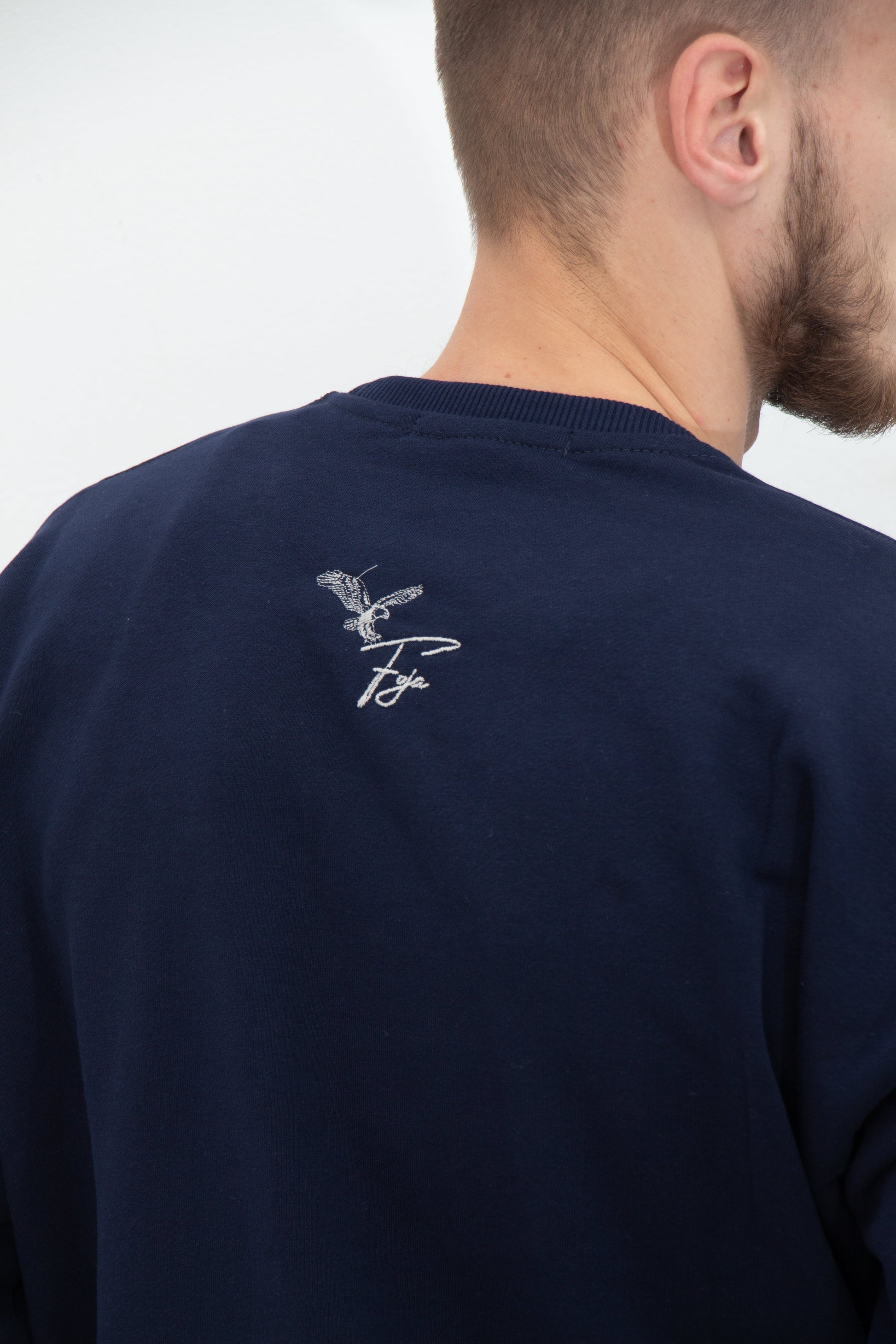 SHARK SWEATER -NAVY BLUE--3